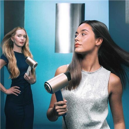 Cecotec Hair dryer , DryGlam Nano Plasma , 1600 W , Number of temperature settings 3 , Ionic function , Black/Rose Gold , Diffuser nozzle