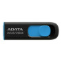 ADATA , USB Flash Drive , UV128 , 256 GB , USB Type-A , Black/Blue