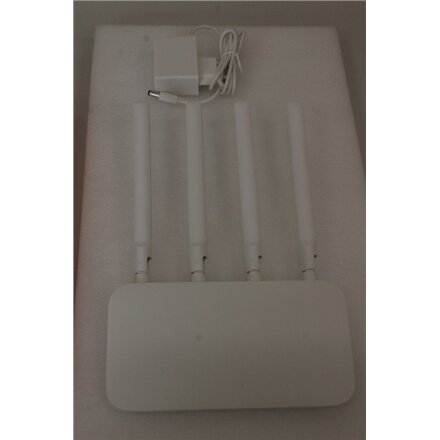 SALE OUT. Xiaomi Mi Router 4C , Xiaomi Mi Router 4C , 802.11n , 300 Mbit/s , Ethernet LAN (RJ-45) ports 3 , Antenna type 4 External Antennas , 6 month(s) , DEMO, MISSING INNER PACKAGING AND ACCESSORIES