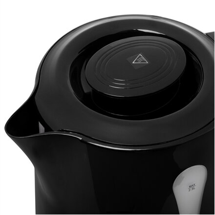 Adler , Kettle , AD 1244 , Electric , 1850 W , 2.5 L , Plastic , 360° rotational base , Black