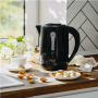 Adler Kettle , AD 1244 , Electric , 1850 W , 2.5 L , Plastic , 360° rotational base , Black