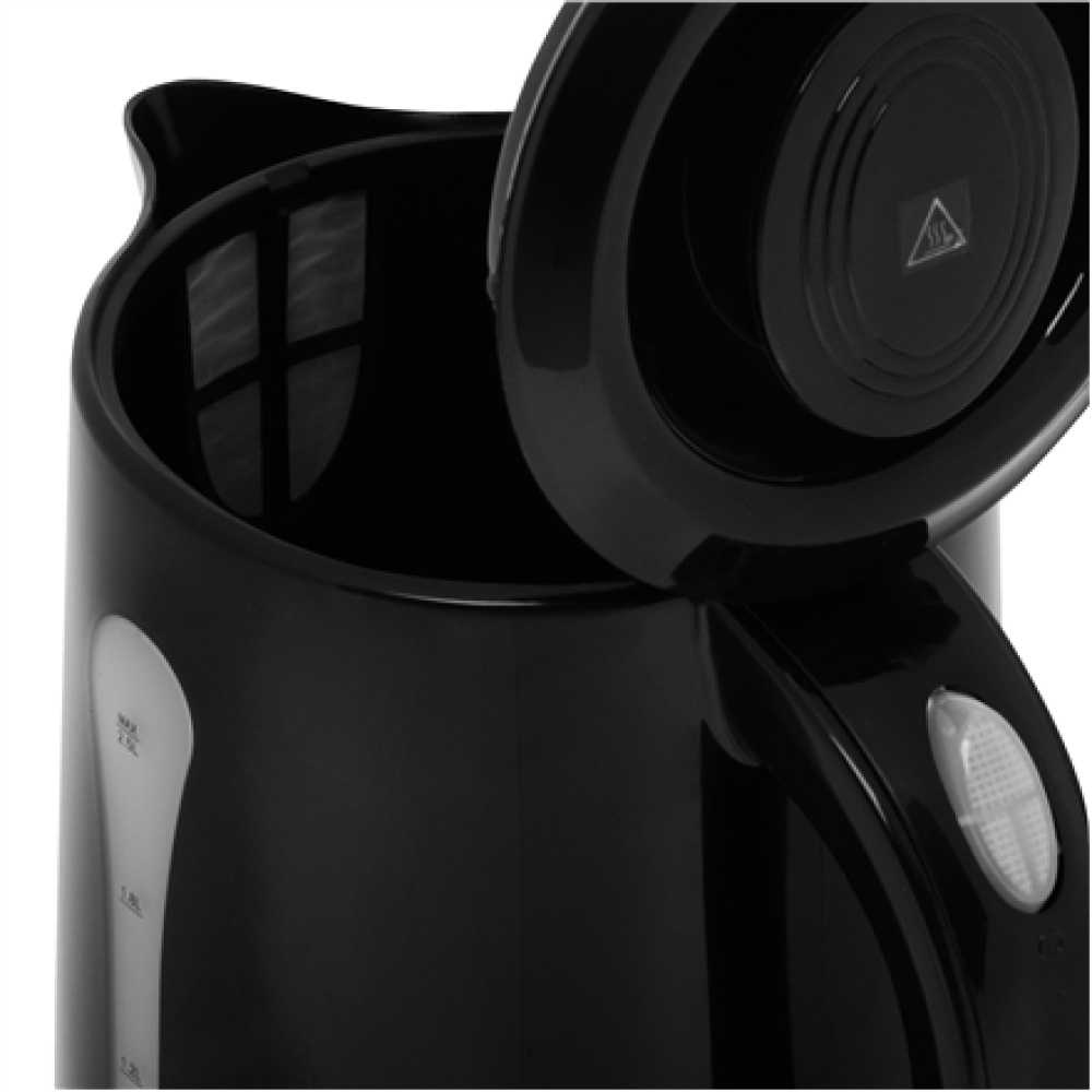 Adler Kettle , AD 1244 , Electric , 1850 W , 2.5 L , Plastic , 360° rotational base , Black