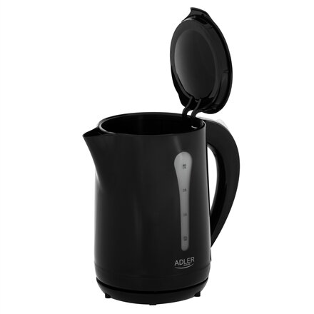 Adler , Kettle , AD 1244 , Electric , 1850 W , 2.5 L , Plastic , 360° rotational base , Black