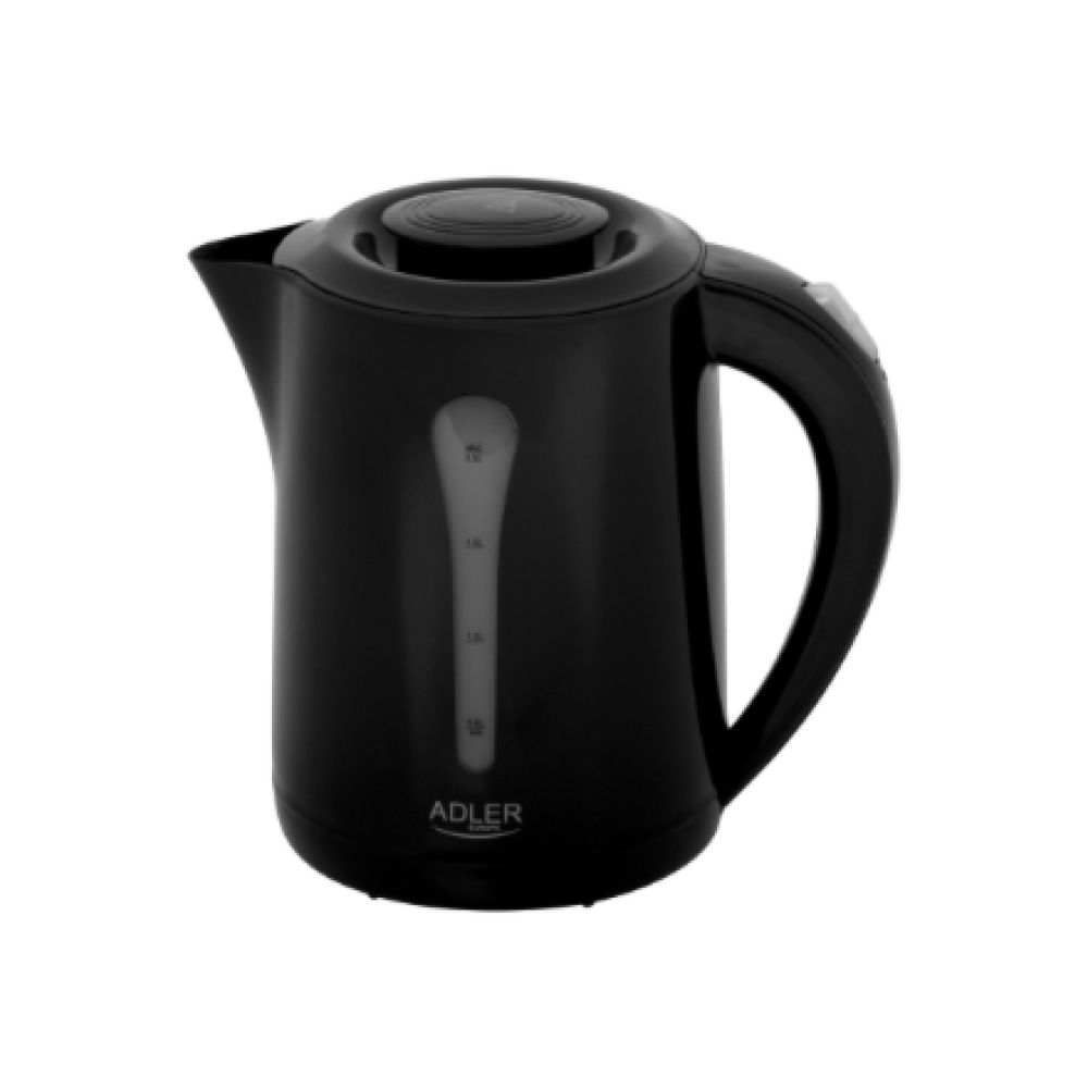 Adler , Kettle , AD 1244 , Electric , 1850 W , 2.5 L , Plastic , 360° rotational base , Black