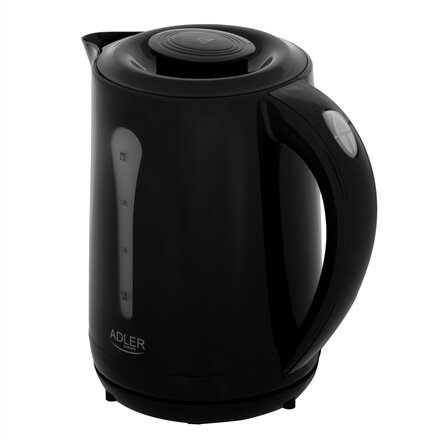 Adler , Kettle , AD 1244 , Electric , 1850 W , 2.5 L , Plastic , 360° rotational base , Black