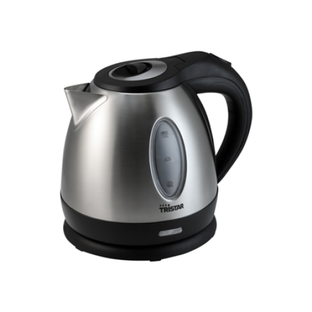 Tristar , Jug Kettle , WK-1323 , Standard , 1500 W , 1.2 L , Stainless steel , 360° rotational base , Silver