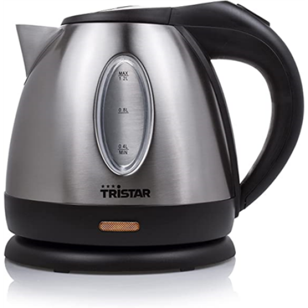 Tristar , Jug Kettle , WK-1323 , Standard , 1500 W , 1.2 L , Stainless steel , 360° rotational base , Silver
