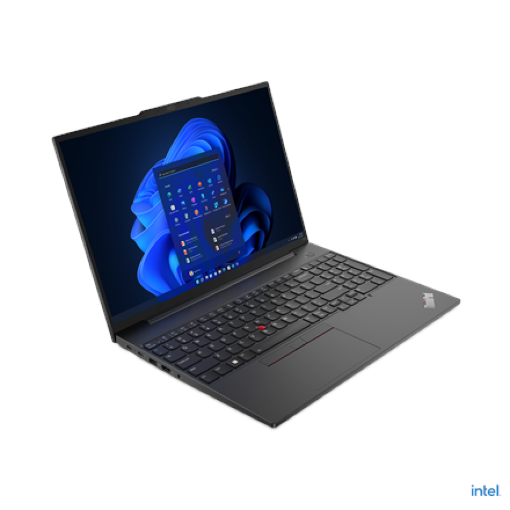 Lenovo ThinkPad E16 , Graphite Black , 16 , IPS , WUXGA , 1920 x 1200 pixels , Anti-glare , Intel Core i5 , i5-1335U , 16 GB , DDR4 , Solid-state drive capacity 512 GB , Intel Iris Xe Graphics , Windows 11 Pro , 802.11ax , Bluetooth version 5.1 , Keyboard