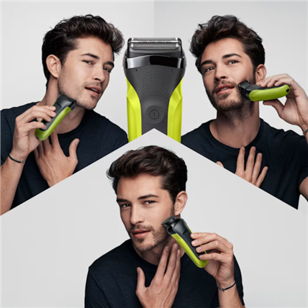 Braun , Shaver , 300BT , Operating time (max) 30 min , NiMH , Green
