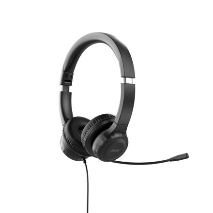 Acer Office Headset , Built-in microphone , Wired , Black