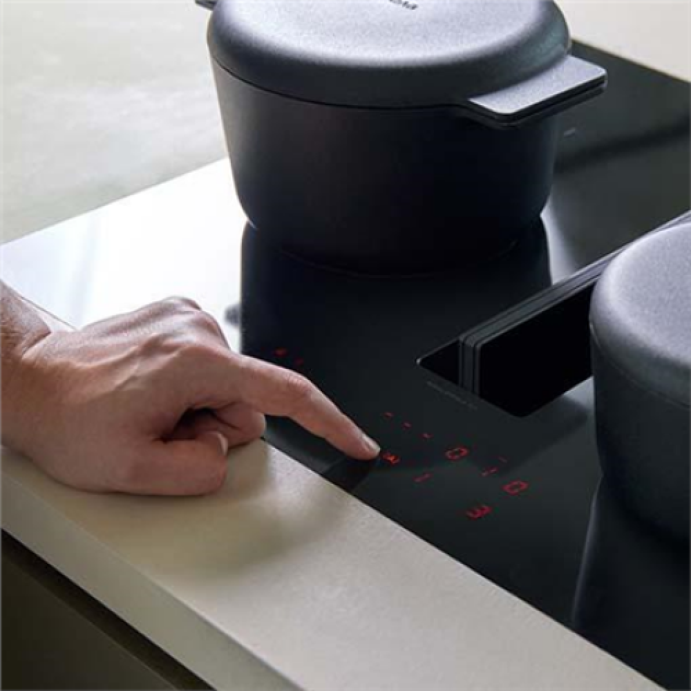 Sourcing Nikolatesla Fit Induction hob with duct-out hood, Number of burners/cooking zones 4, Touch, Timer, Black