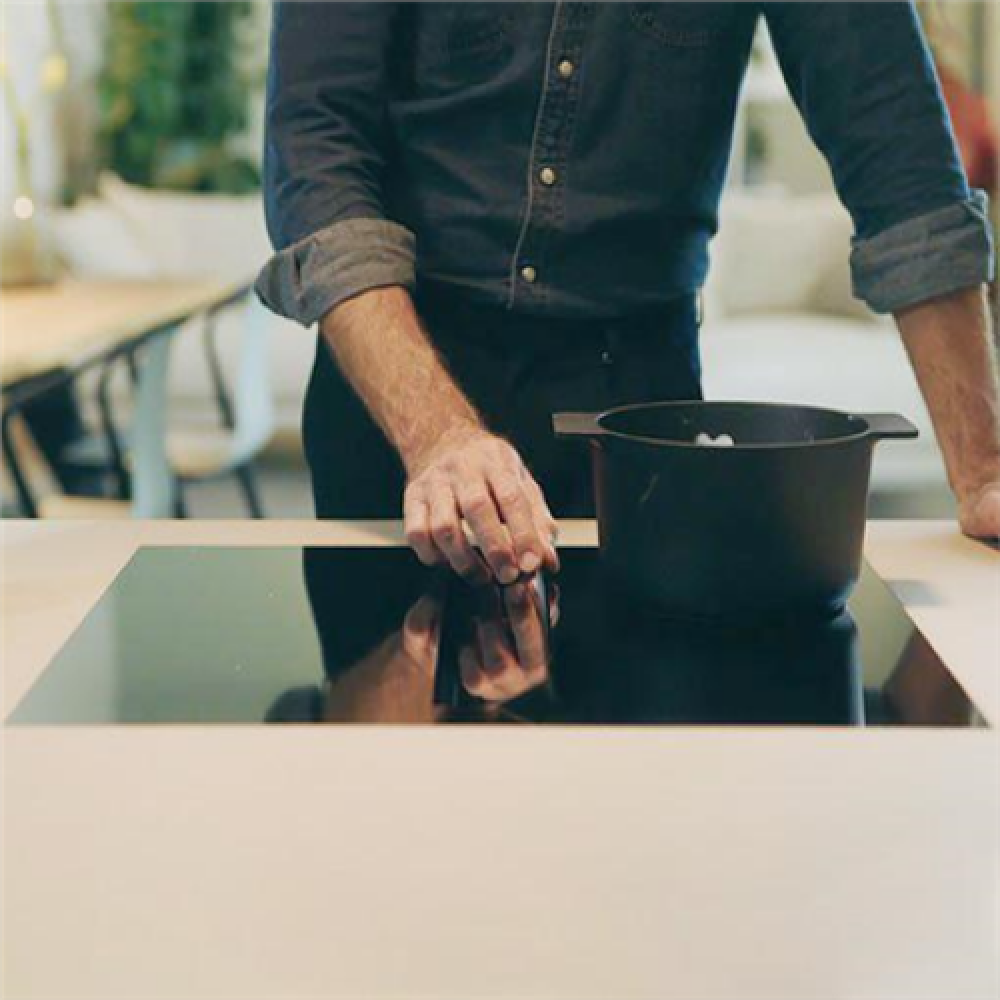 Sourcing Nikolatesla Fit Induction hob with duct-out hood, Number of burners/cooking zones 4, Touch, Timer, Black