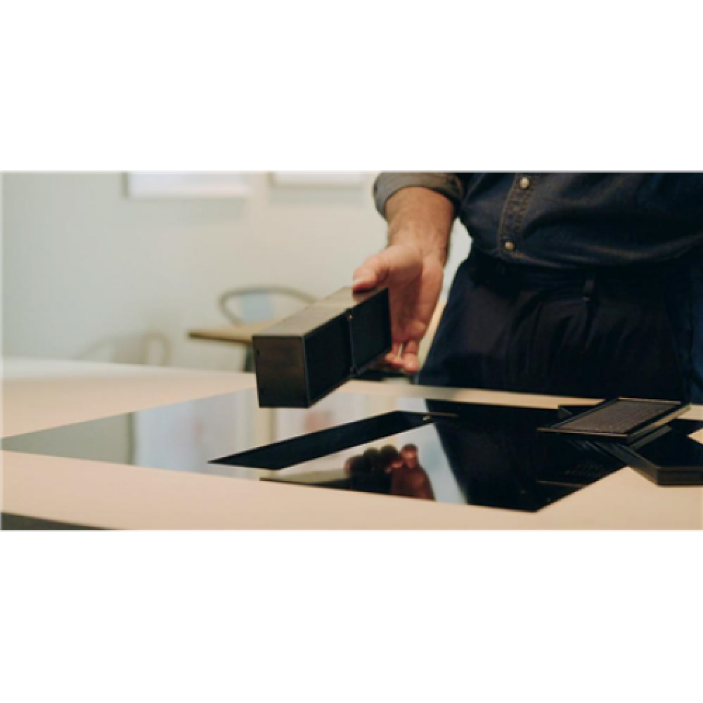 Sourcing Nikolatesla Fit Induction hob with duct-out hood, Number of burners/cooking zones 4, Touch, Timer, Black