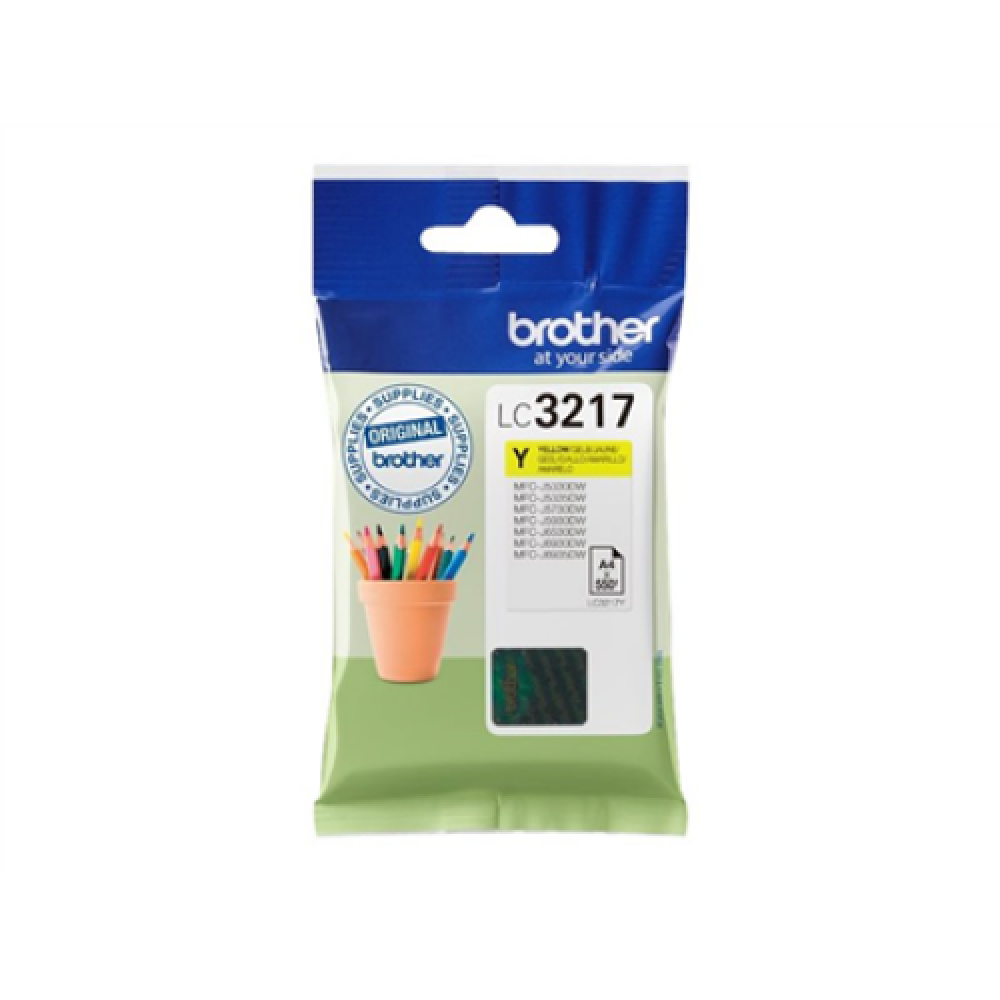 Brother LC3217Y , Ink Cartridge , Yellow
