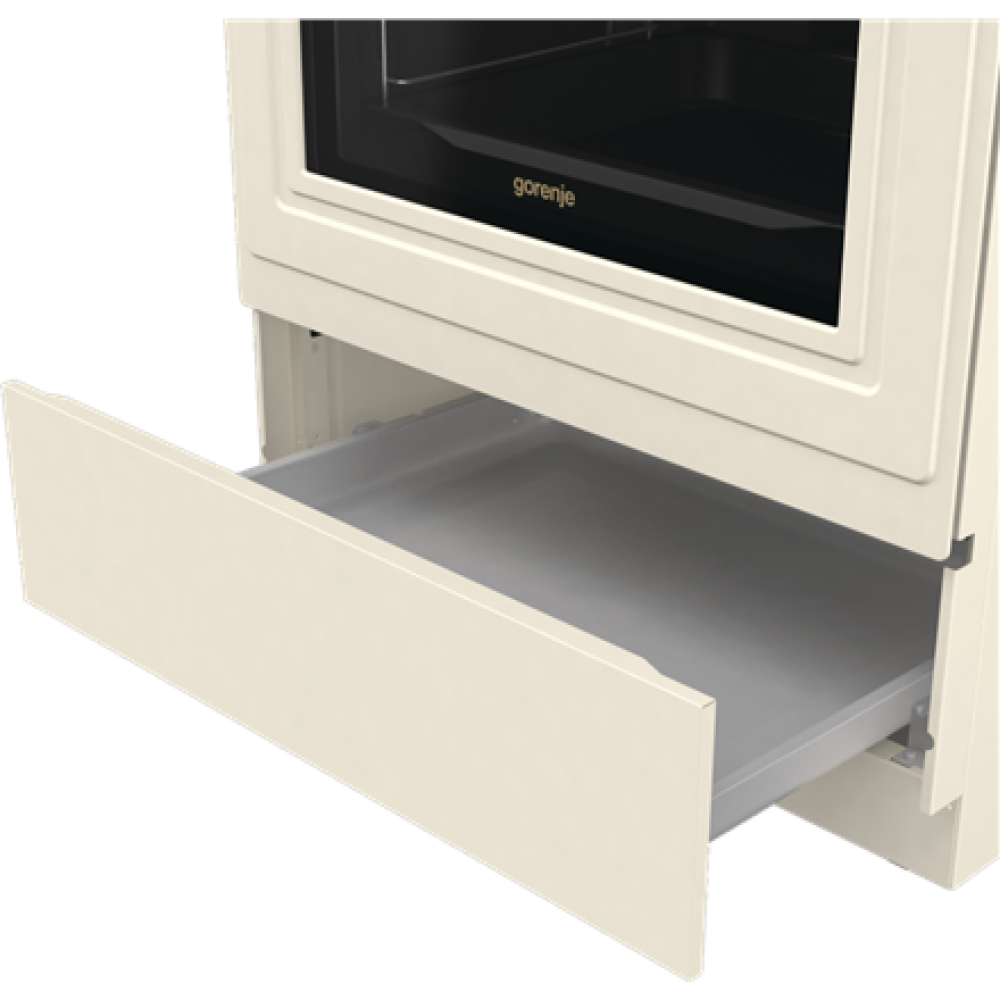 Gorenje Cooker , GKS6C71CLI , Hob type Gas , Oven type Electric , Gold , Width 60 cm , Depth 60 cm , 71 L