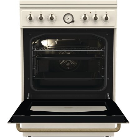 Gorenje Cooker , GKS6C71CLI , Hob type Gas , Oven type Electric , Gold , Width 60 cm , Depth 60 cm , Energy efficiency class A , 71 L
