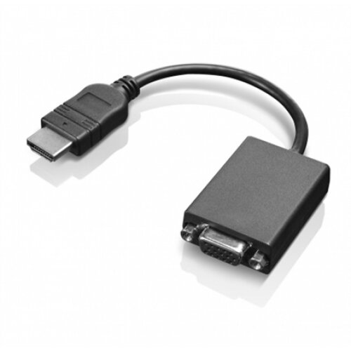 Lenovo Black , HDMI , VGA , HDMI to VGA , 0.2 m