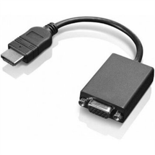 Lenovo Black , HDMI , VGA , HDMI to VGA , 0.2 m