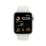 Apple Watch SE MNK23UL/A Smart watches GPS (satellite) Retina LTPO OLED Touchscreen 44mm Waterproof Bluetooth Wi-Fi Silver