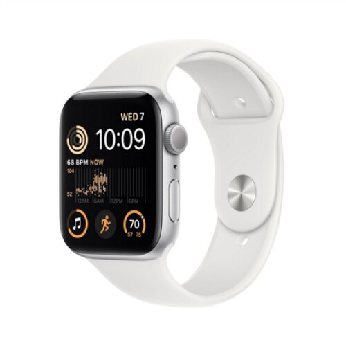 Apple Watch SE MNK23UL/A Smart watches GPS (satellite) Retina LTPO OLED Touchscreen 44mm Waterproof Bluetooth Wi-Fi Silver