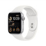 Apple Watch SE MNK23UL/A Smart watches GPS (satellite) Retina LTPO OLED Touchscreen 44mm Waterproof Bluetooth Wi-Fi Silver