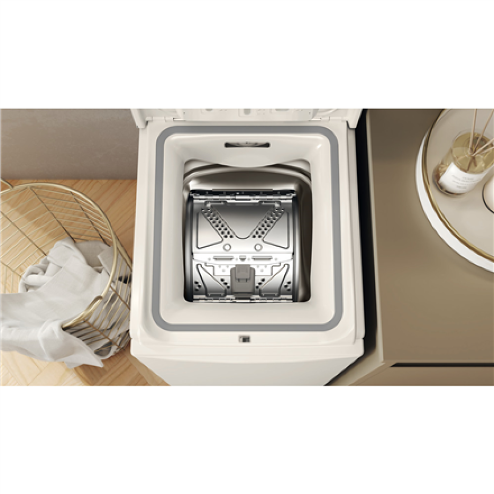 Whirlpool Washing Machine , TDLR 55140S , Energy efficiency class C , Top loading , Washing capacity 5.5 kg , 1100 RPM , Depth 60 cm , Width 40 cm , Digital , White