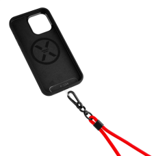 Fixed Universal Lanyard for Mobile Phones , Red