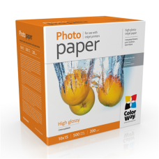 ColorWay Photo Paper, 500 sheets , 200 g/m² , 10x15 , High Glossy