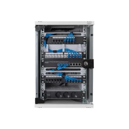 Digitus Wall-mounted housing 254 mm (10) , DN-10-09U , 31.2 x 30 cm , Grey