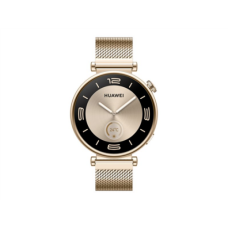 GT 4 (41mm) , Smart watch , GPS (satellite) , AMOLED , 1.32” , Waterproof , Gold Milanese