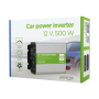 EnerGenie , 12 V Car power inverter, 500 W , EG-PWC500-01