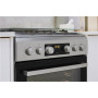 Whirlpool Cooker , WS5G8CHX/E/1 , Hob type Gas , Oven type Electric , Stainless steel , Width 50 cm , LED , Depth 60 cm , 60 L