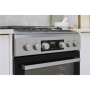 Whirlpool Cooker , WS5G8CHX/E/1 , Hob type Gas , Oven type Electric , Stainless steel , Width 50 cm , LED , Depth 60 cm , 60 L
