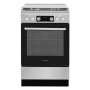 Whirlpool Cooker , WS5G8CHX/E/1 , Hob type Gas , Oven type Electric , Stainless steel , Width 50 cm , LED , Depth 60 cm , 60 L