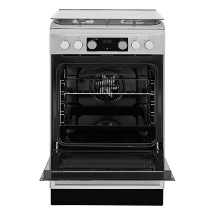Whirlpool Cooker , WS5G8CHX/E/1 , Hob type Gas , Oven type Electric , Stainless steel , Width 50 cm , LED , Depth 60 cm , 60 L