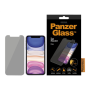PanzerGlass , P2662 , Screen protector , Apple , iPhone Xr/11 , Tempered glass , Transparent , Confidentiality filter; Anti-shatter film (holds the glass together and protects against glass shards in case of breakage); Easy Installation with full adhesive