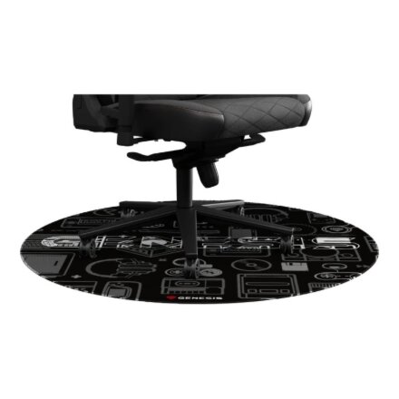 Genesis Protective Floor Mat Tellur 300 Round Gear Floor Mat , Polyester , Multicolor