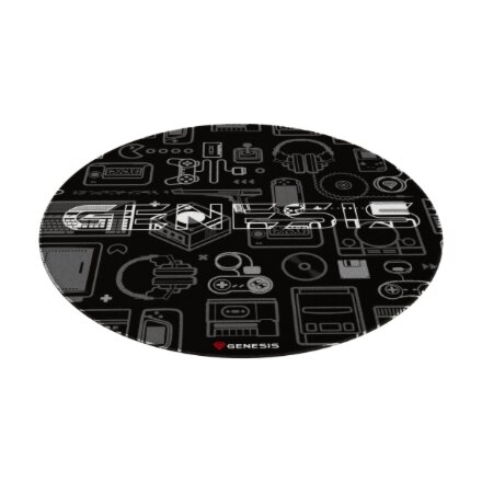 Genesis Protective Floor Mat Tellur 300 Round Gear Floor Mat , Polyester , Multicolor
