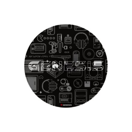 Genesis Protective Floor Mat Tellur 300 Round Gear Floor Mat , Polyester , Multicolor