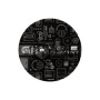 Genesis Protective Floor Mat Tellur 300 Round Gear Floor Mat , Polyester , Multicolor