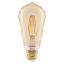 Osram SMART+ MATTER Filament Dimmable Classic Edison 53 824 Gold , E27 , 6 W , Warm White , Wi-Fi