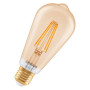 Osram SMART+ MATTER Filament Dimmable Classic Edison 53 824 Gold , E27 , 6 W , Warm White , Wi-Fi