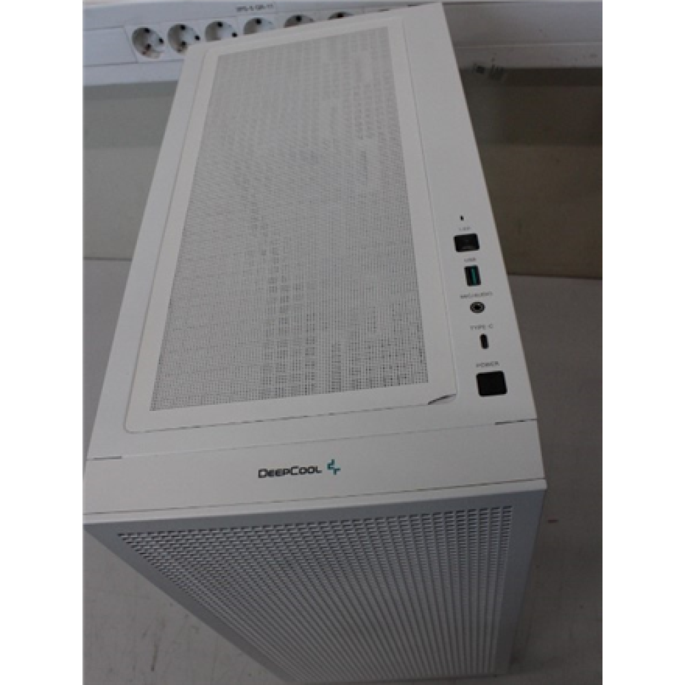 SALE OUT. Deepcool CH560 Digital MID TOWER CASE, White , Deepcool , MID TOWER CASE , CH560 Digital , Side window , White , Mid-Tower , UNPACKED, DAMAGED FRONT PANEL DOS COVER , Power supply included No , ATX PS2
