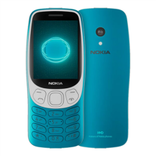 Nokia , 3210 4G (2024) , Scuba Blue , 2.4 , 128 MB , 64 MB , Dual SIM , Bluetooth , 5.0 , USB version USB Type-C , Main camera resolution 2 MP , 1450 mAh