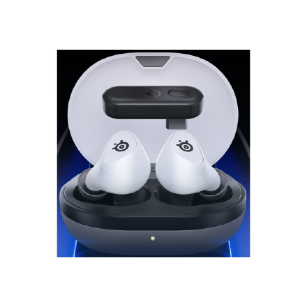 SteelSeries , Wireless Gaming Earbuds , Arctis GameBuds , Bluetooth , In-Ear , Microphone , Wireless , White