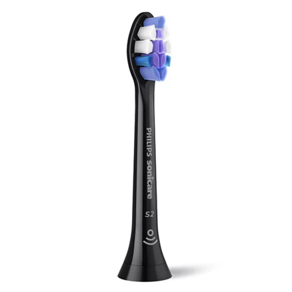 Philips Replacement brush heads , HX6052/88 Sonicare Sensitive , Heads , For adults , Number of brush heads included 2 , Black