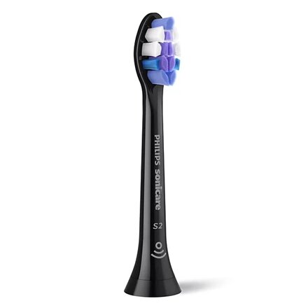 Philips Replacement brush heads , HX6052/88 Sonicare Sensitive , Heads , For adults , Number of brush heads included 2 , Black