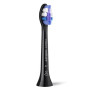 Philips Replacement brush heads , HX6052/88 Sonicare Sensitive , Heads , For adults , Number of brush heads included 2 , Black