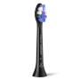 Philips Replacement brush heads , HX6052/88 Sonicare Sensitive , Heads , For adults , Number of brush heads included 2 , Black