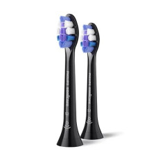 Philips Replacement brush heads , HX6052/88 Sonicare Sensitive , Heads , For adults , Number of brush heads included 2 , Black
